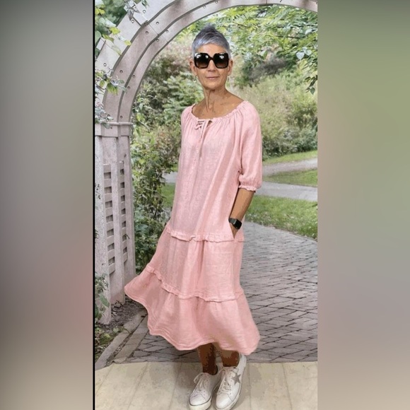 La Strada Linen Dress - Picture 1 of 13